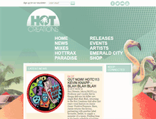 Tablet Screenshot of hotcreations.com